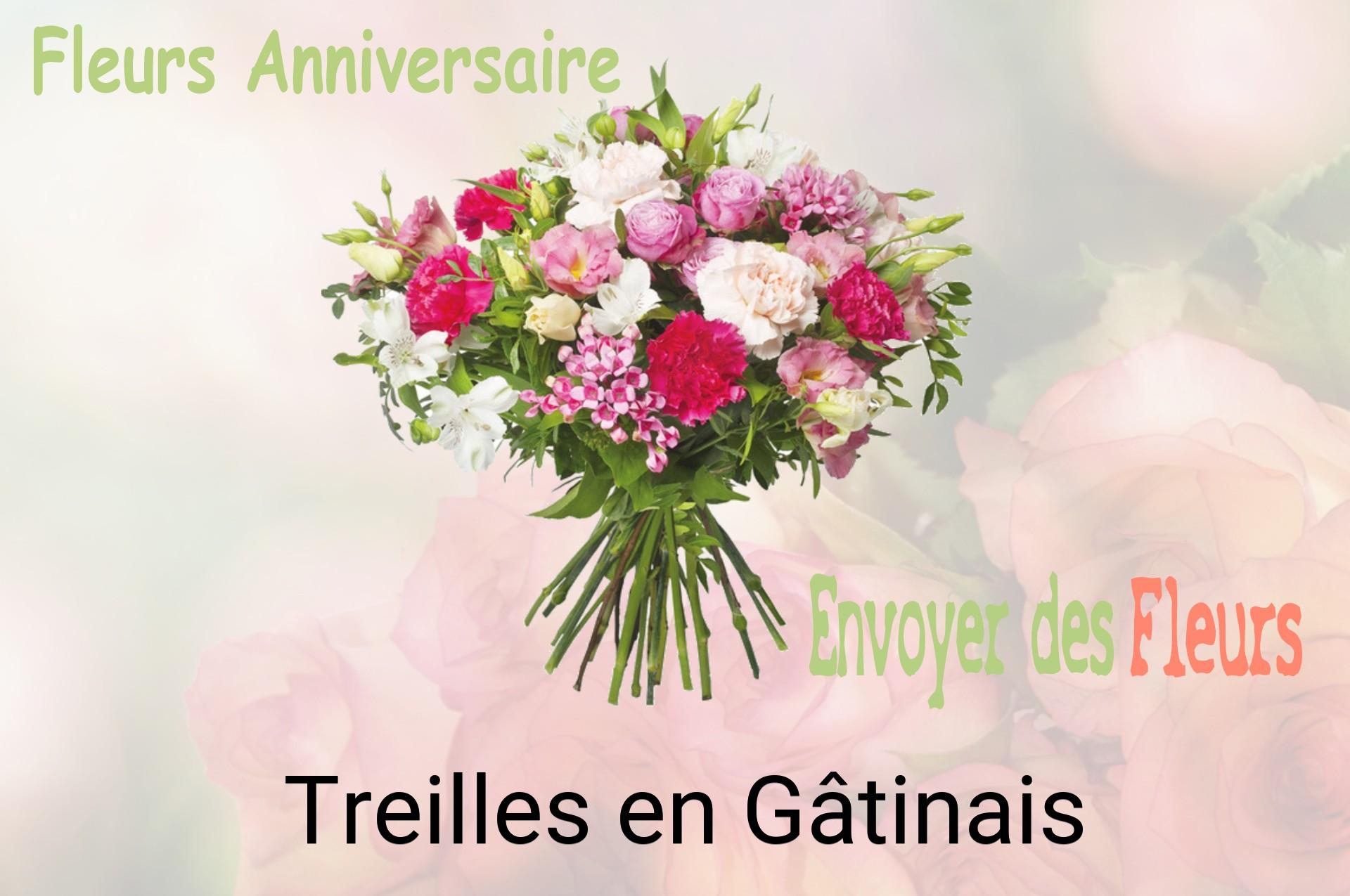 Bouquet de fleurs d’anniversaire livré à Treilles-en-Gâtinais